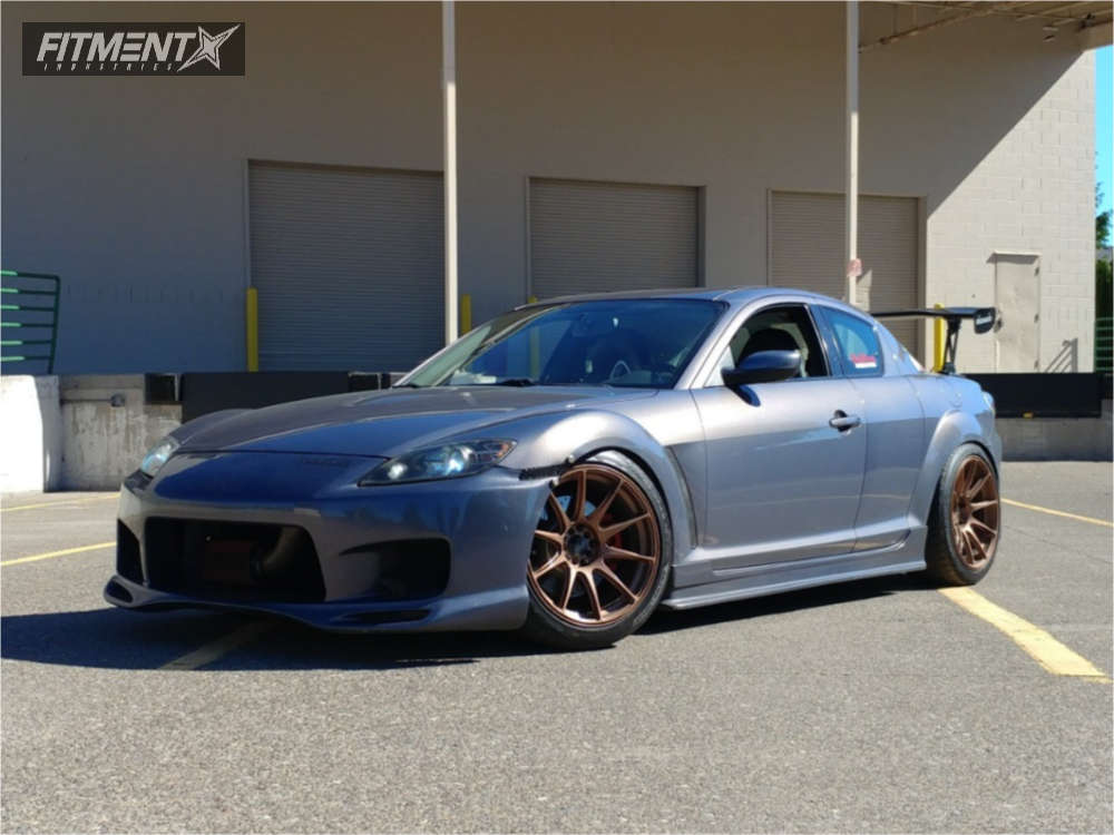 2006 Mazda RX-8 with 18x9.75 XXR 527 and Bridgestone 245x40 on Coilovers |  444380 | Fitment Industries