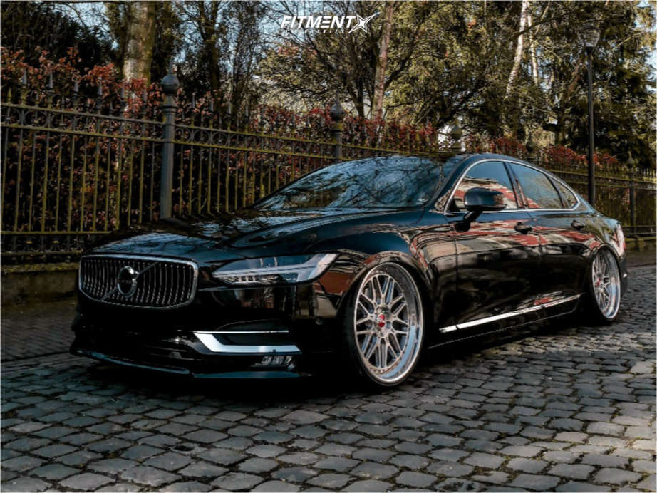 2018 Volvo S90 T6 Inscription with 21x9.5 Sköl SK2 and Michelin 245x30 on  Air Suspension | 969016 | Fitment Industries