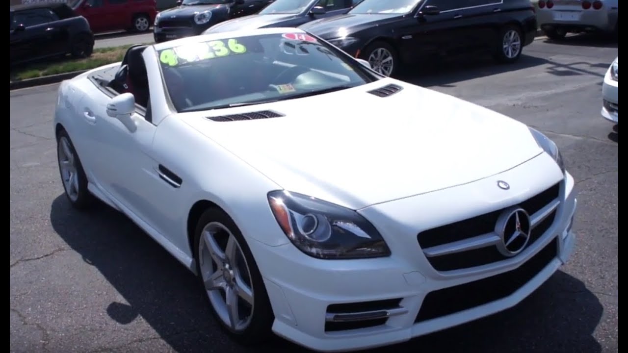 SOLD* 2014 Mercedes-Benz SLK250 Walkaround, Start up, Tour and Overview -  YouTube