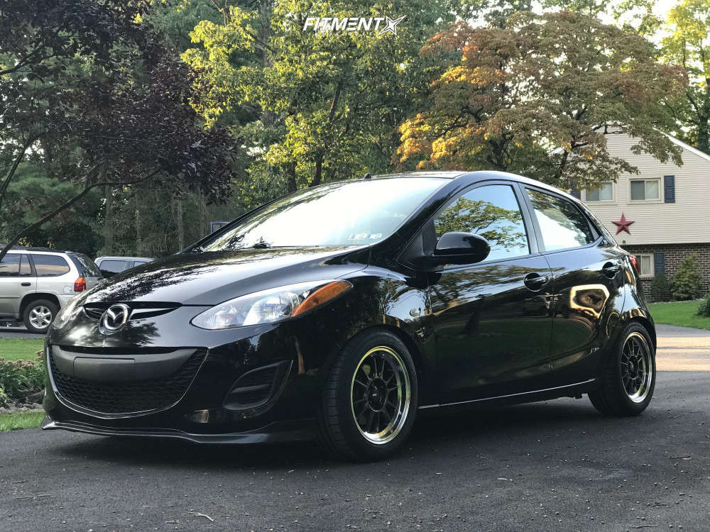 2013 Mazda 2 Sport with 15x7.5 Konig Hypergram and Continental 205x50 on  Coilovers | 1869342 | Fitment Industries