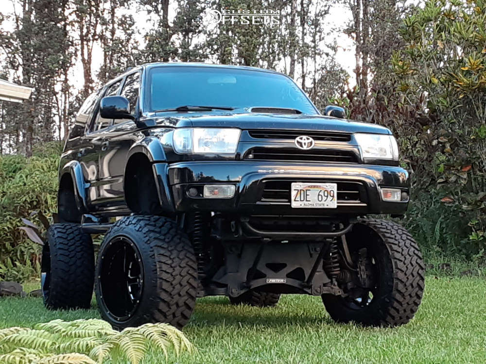 1999 Toyota 4Runner with 20x14 -76 XD Buck and 305/55R20 Nitto Trail  Grappler and Suspension Lift 12" | Custom Offsets