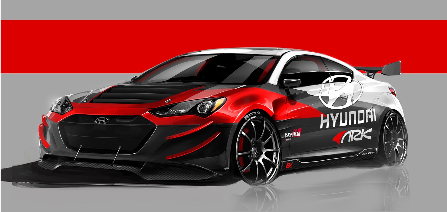 Hyundai Genesis Coupe R-Spec Tuned by ARK Performance Coming to SEMA 2012