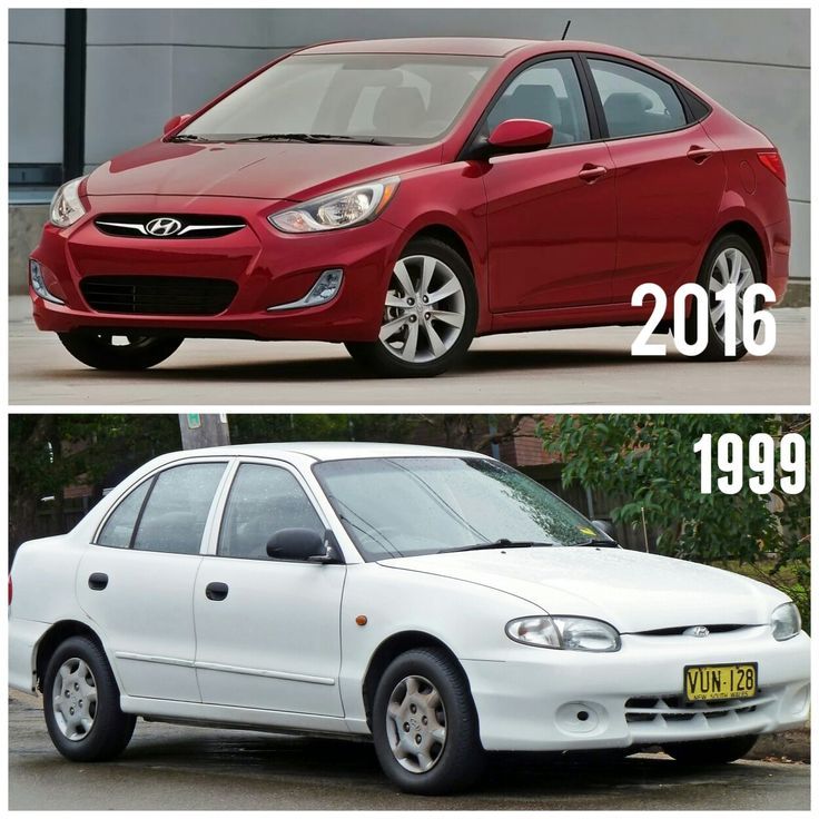 Nice Hyundai 2017: Hyundai Accent 2016 vs Hyundai Accent 1999... Cars Check  more at http://carboard.pro/Cars-Gallery/2017/hyunda… | Hyundai accent,  Hyundai, Suv car
