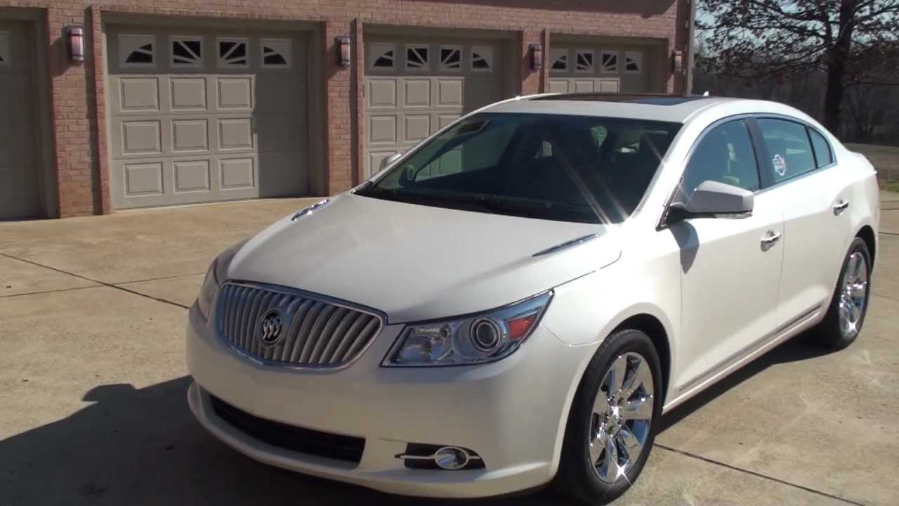 HD VIDEO 2011 BUICK LACROSS CXL WHITE DIAMOND USED FOR SALE SEE WWW  SUNSETMILAN COM - YouTube