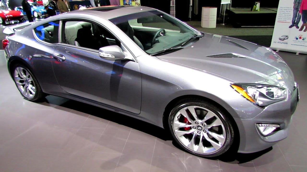 2014 Hyundai Genesis Coupe 3.8 - Exterior and Interior Walkaround - 2014  New York Auto Show - YouTube