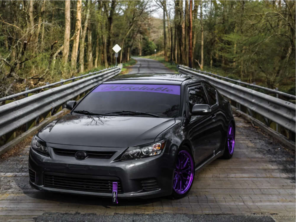 2012 Scion TC with 18x8.5 35 XXR 571 and 225/40R18 Kumho Ecsta Pa51 and  Coilovers | Custom Offsets