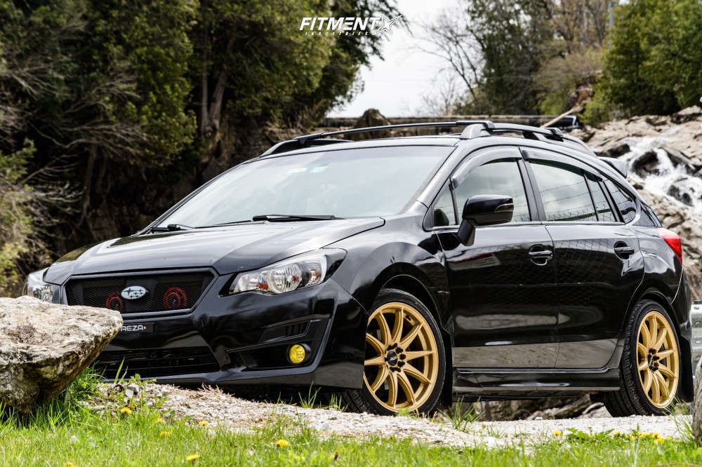 2015 Subaru Impreza Sport Limited with 18x8 Katana Kr30 and Antares 225x40  on Stock Suspension | 1069383 | Fitment Industries