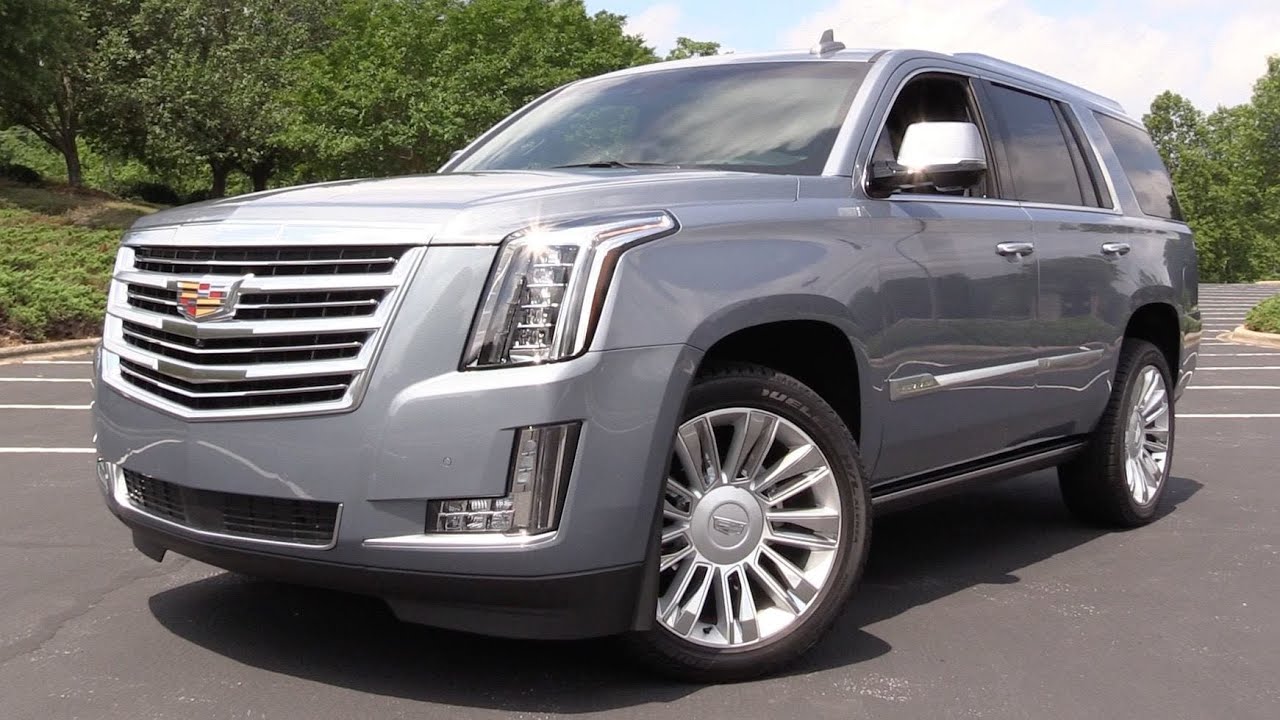 2016 Cadillac Escalade Platinum - Start Up, Road Test & In Depth Review -  YouTube