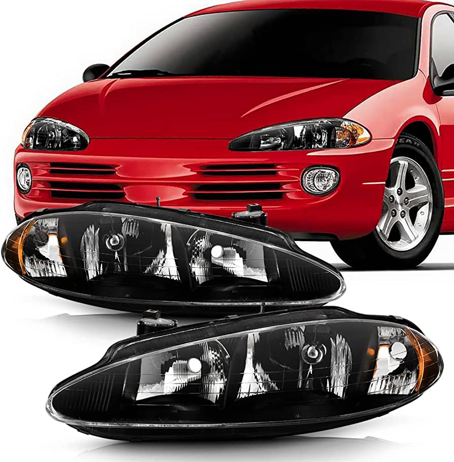Amazon.com: ACANII - For Black 1998-2004 Dodge Intrepid Headlights  Headlamps Replacement 98-04 Driver + Passenger Side : Automotive