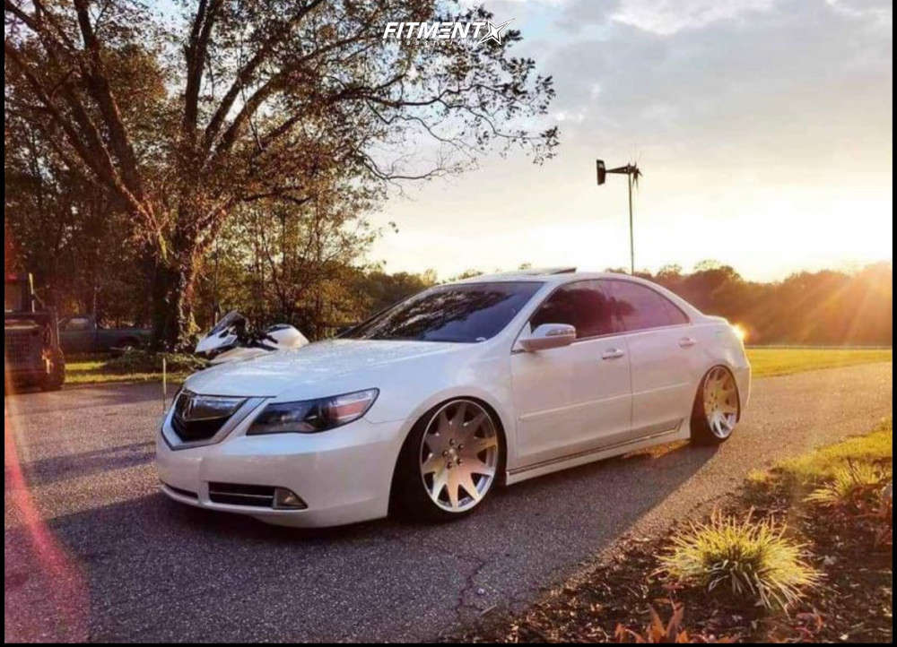 2009 Acura RL Base with 20x9.5 MRR Hr3 and Achilles 225x35 on Coilovers |  1607648 | Fitment Industries