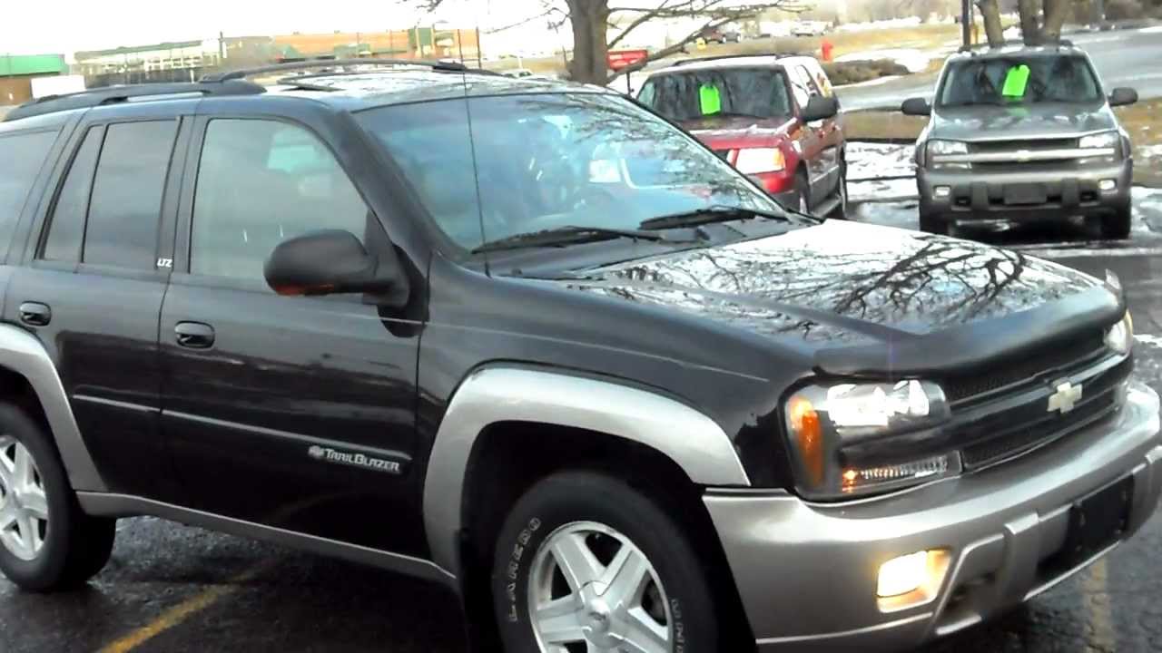 2002 Chevrolet Trailblazer LTZ, 4dr SUV, 4x4, 4.2 6cyl, Leather, P-roof,  VERY SHARP AND CLEAN!!! - YouTube