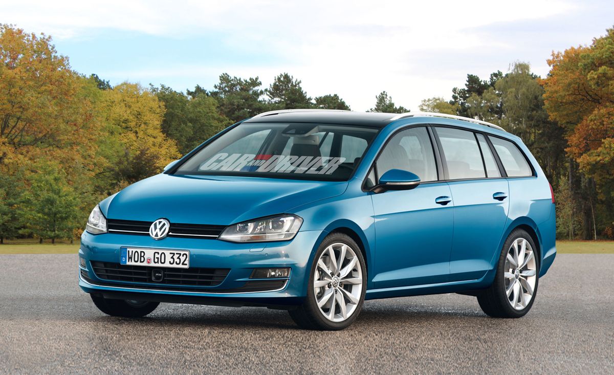 2014 Volkswagen SportWagen Renderings and Spy Photos &#8211; News &#8211;  Car and Driver