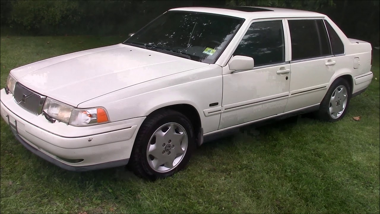 1998 Volvo S90 Sedan White for sale - YouTube