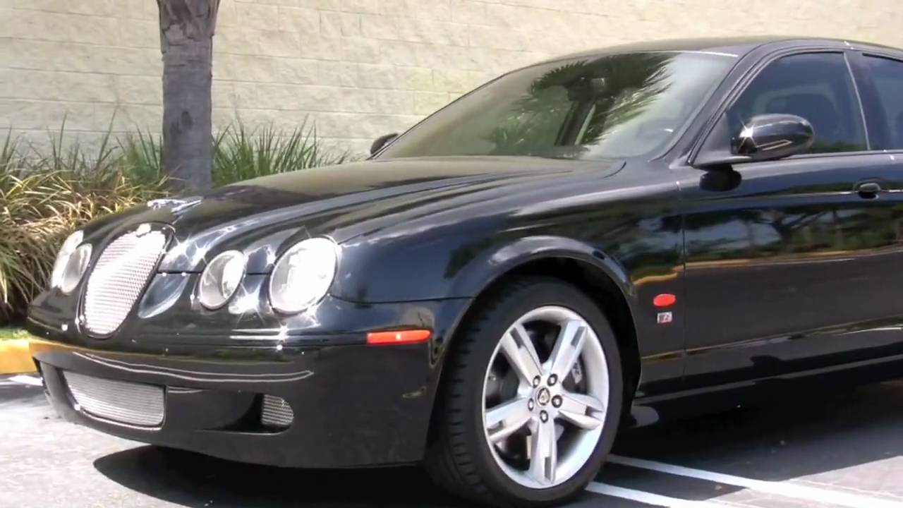 2006 Jaguar S Type R Black A2380 - YouTube