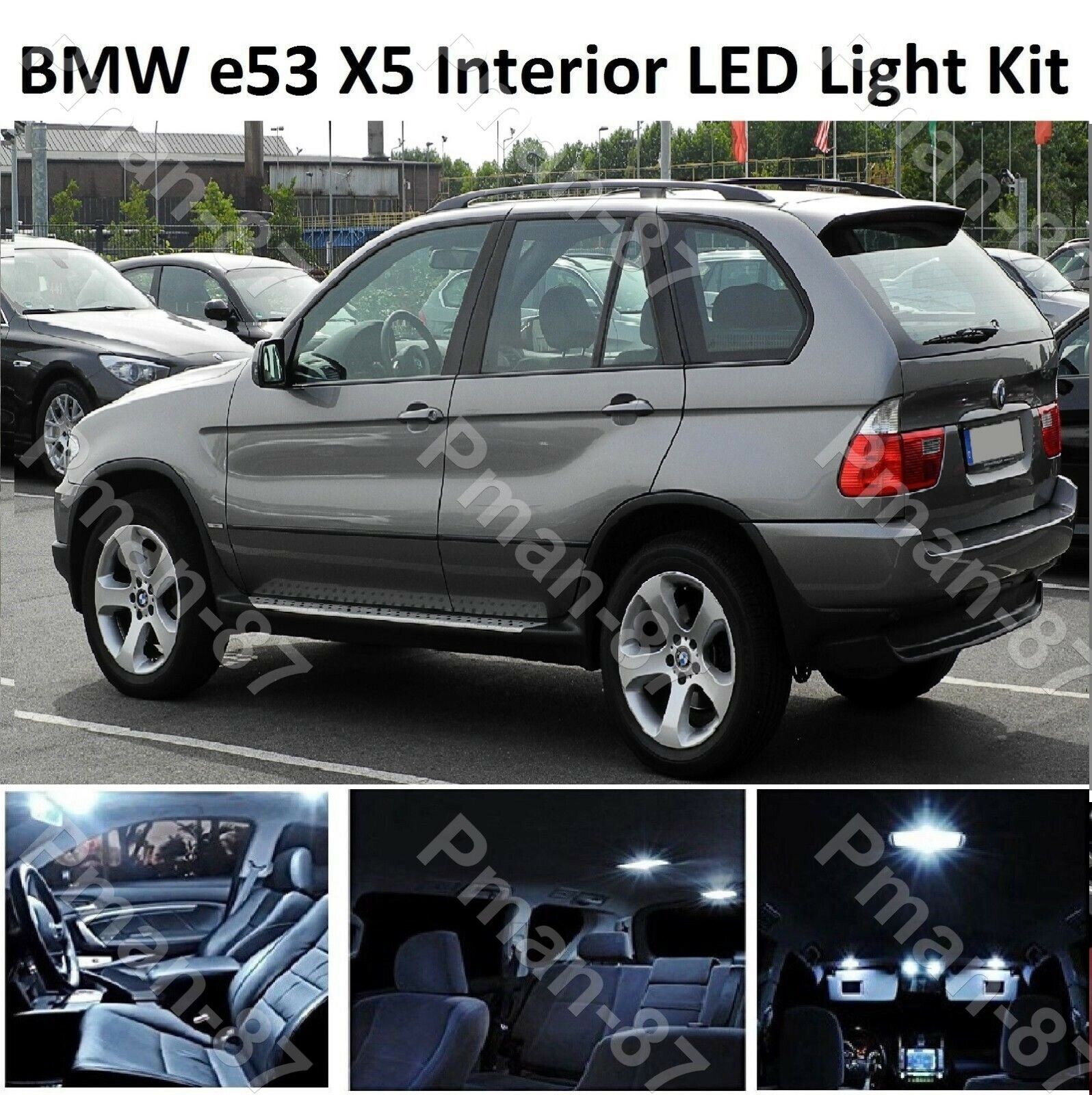 For BMW X5 E53 2000 - 2006 LED INTERIOR UPGRADE KIT SET WHITE LIGHT LIGHTS  | eBay