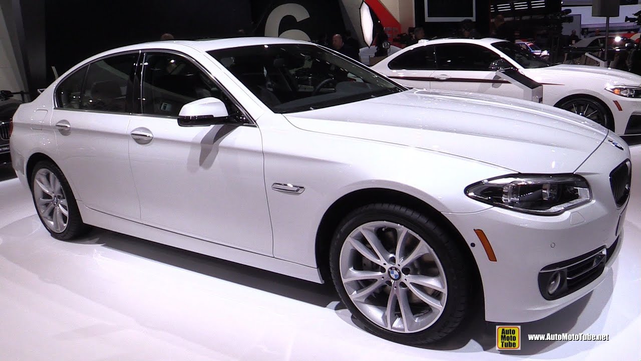 2015 BMW 5-Series 535d Luxury Line - Exterior and Interior Walkaround - 2015  Detroit Auto Show - YouTube
