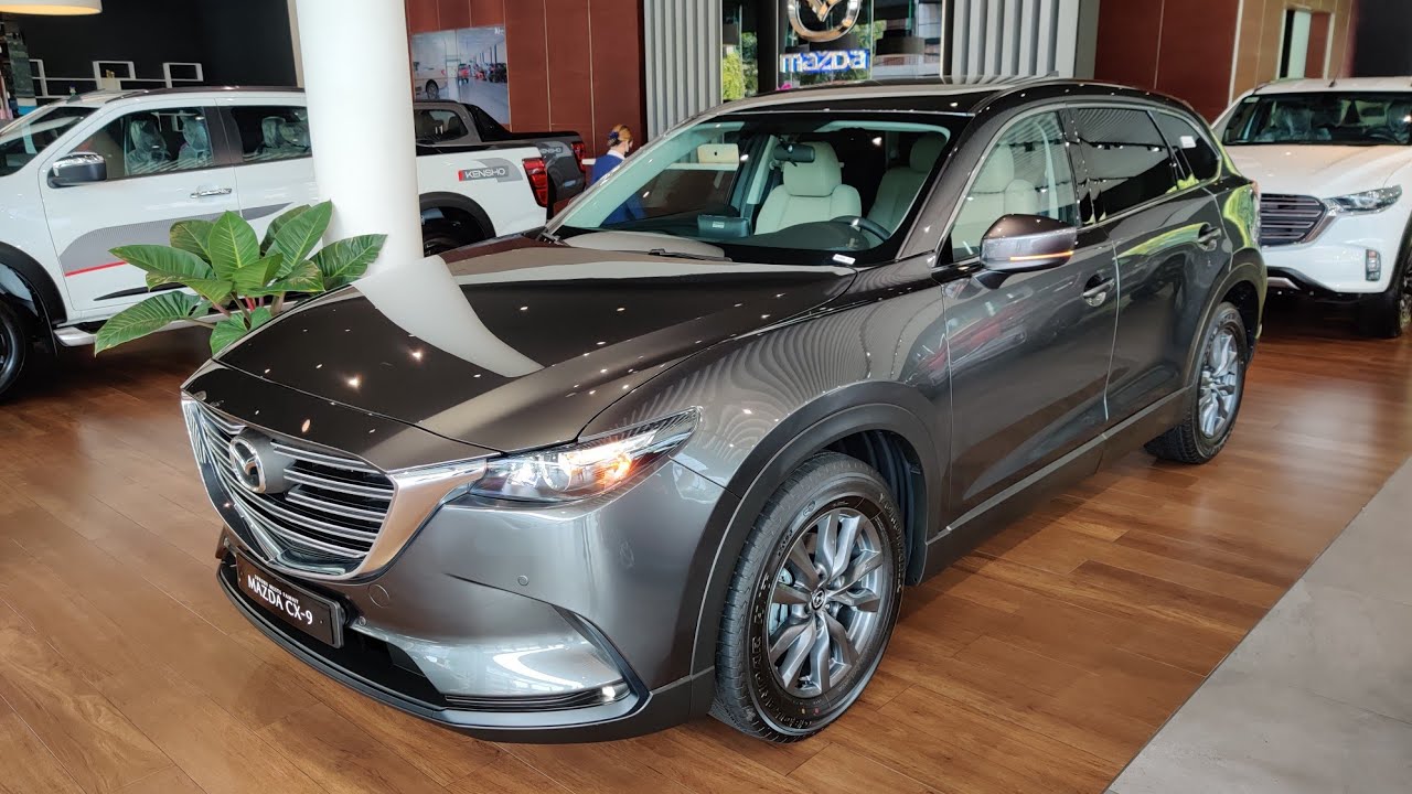 2022 Mazda CX-9 Gray Color - Elegant 7 Seats SUV | Exterior and Interior  Walkaround - YouTube
