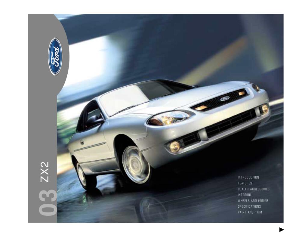 2003 ford us escort zx2.pdf (257 KB) - Data sheets and catalogues - English  (EN)