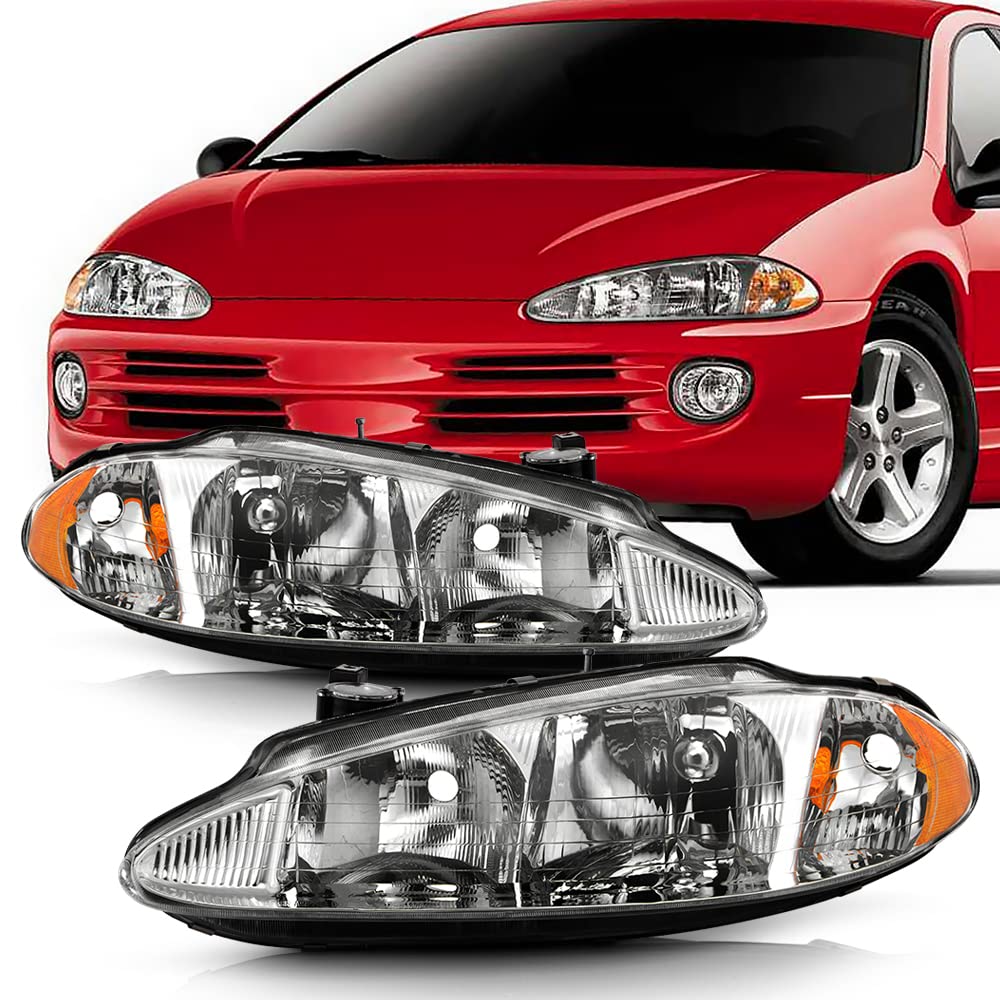 Amazon.com: ACANII - For 1998-2004 Dodge Intrepid Factory Style Headlights  Lamps Driver + Passenger Side Replacement : Automotive