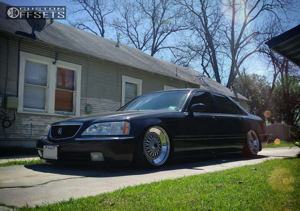 2002 Acura RL with 18x9.5 30 JNC JNC004s and 225/35R18 BFGoodrich Advantage  and Coilovers | Custom Offsets