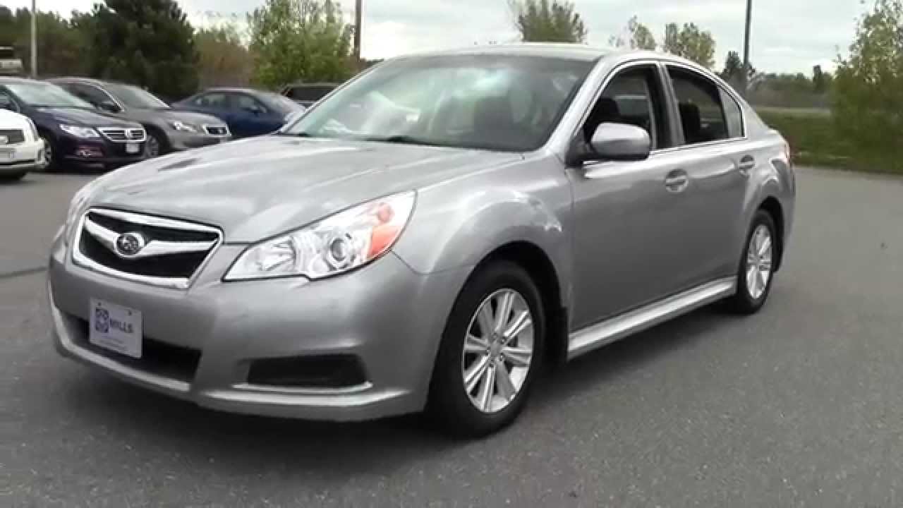 2011 Subaru Legacy 2.5i Premium **ONE OWNER** 6U140161A - YouTube