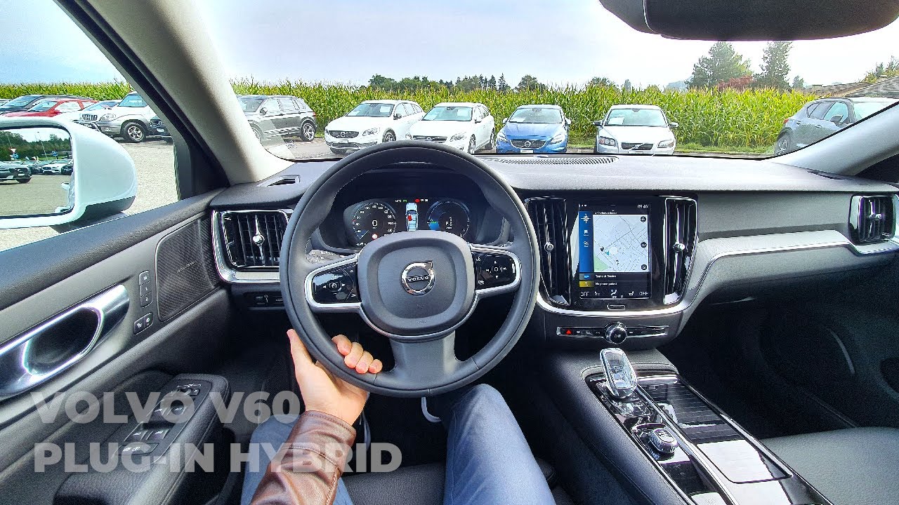 New Volvo V60 Plug in Hybrid Recharge 2022 Test Drive POV - YouTube