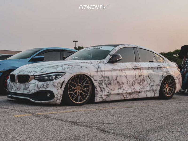 2019 BMW 440i XDrive Gran Coupe Base with 19x9.5 Niche Gamma and  Bridgestone 245x45 on Air Suspension | 1807525 | Fitment Industries