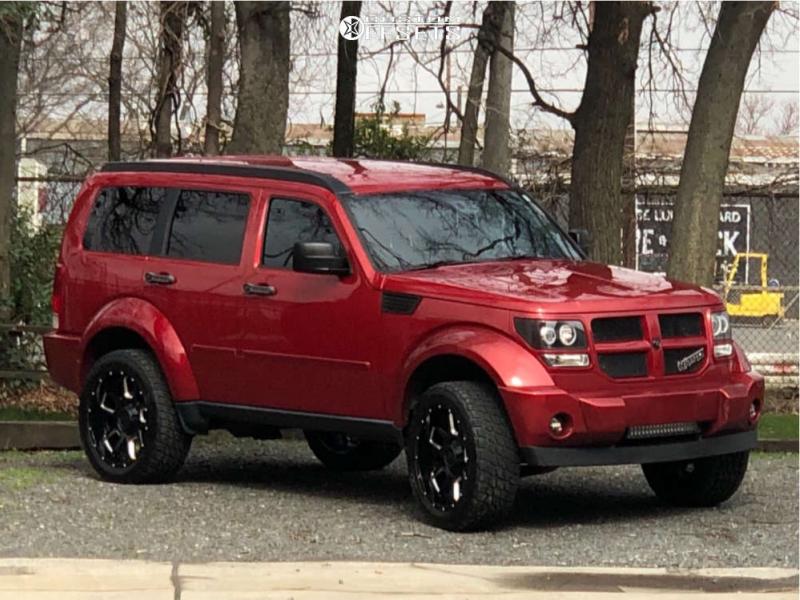 2011 Dodge Nitro with 20x9 Gear Off-Road Armor and 265/50R20 Nitto Terra  Grappler G2 and Suspension Lift 3" | Custom Offsets